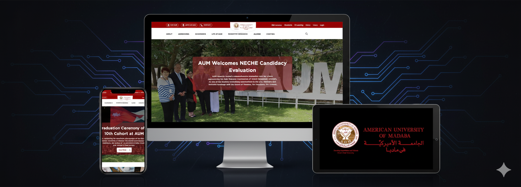 AUM Custom website & CMS